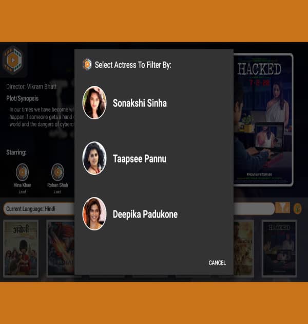 Online Indian Movie (Android TV Application) - Kreative Tek Solutions
