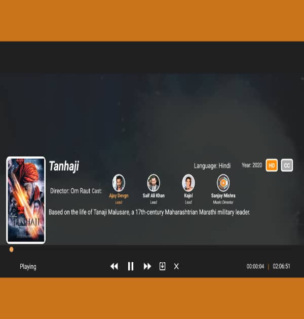Online Indian Movie (Android TV Application) - Kreative Tek Solutions