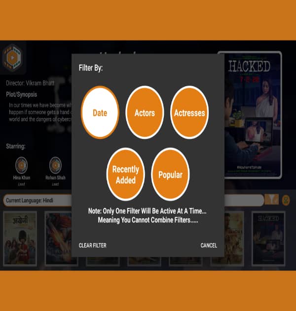 Online Indian Movie (Android TV Application) - Kreative Tek Solutions