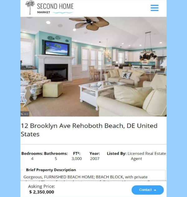 Second Home Market (Custom Website) - Kreative Tek Solutions