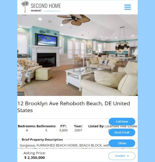 Second Home Market (Custom Website) - Kreative Tek Solutions