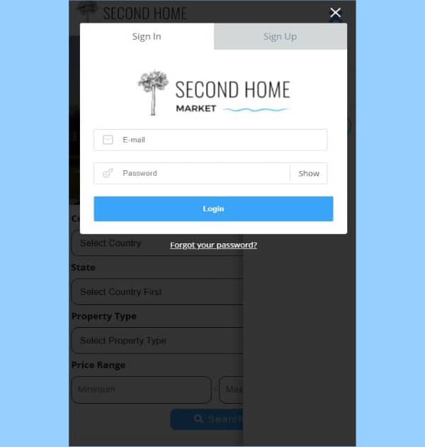 Second Home Market (Custom Website) - Kreative Tek Solutions